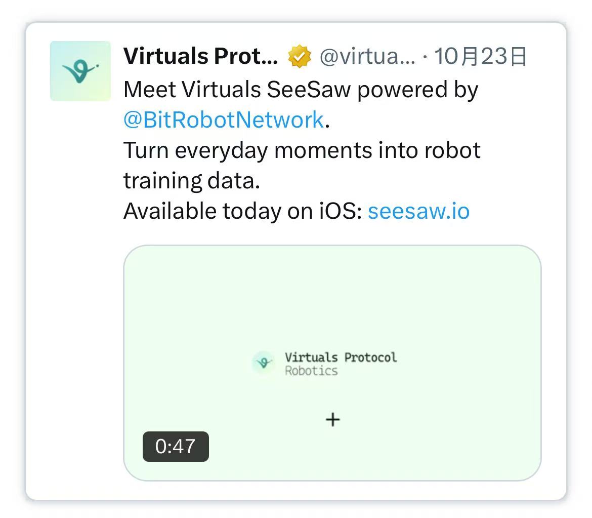 加密、AI、机器人：Virtuals 如何实现技术的三位一体