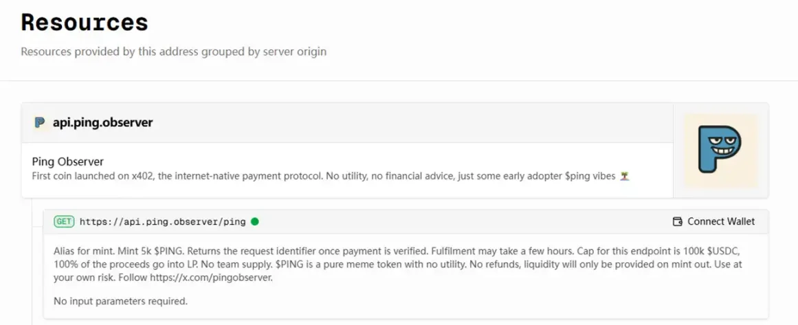 PING推出发射台c402.market，要做x402生态的Pump.fun?