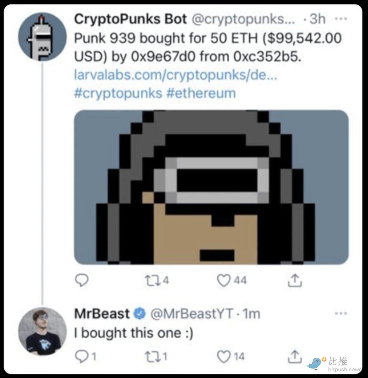 跨界联合：Tom Lee投资2亿美元，牵手全球顶流野兽先生