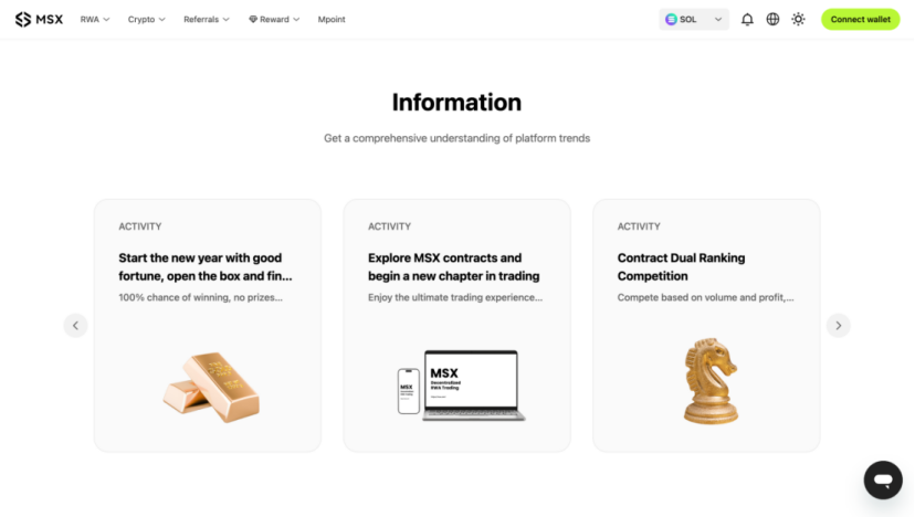 麦通（MSX）官网全新升级上线，以设计重构RWA交易品牌殿堂
