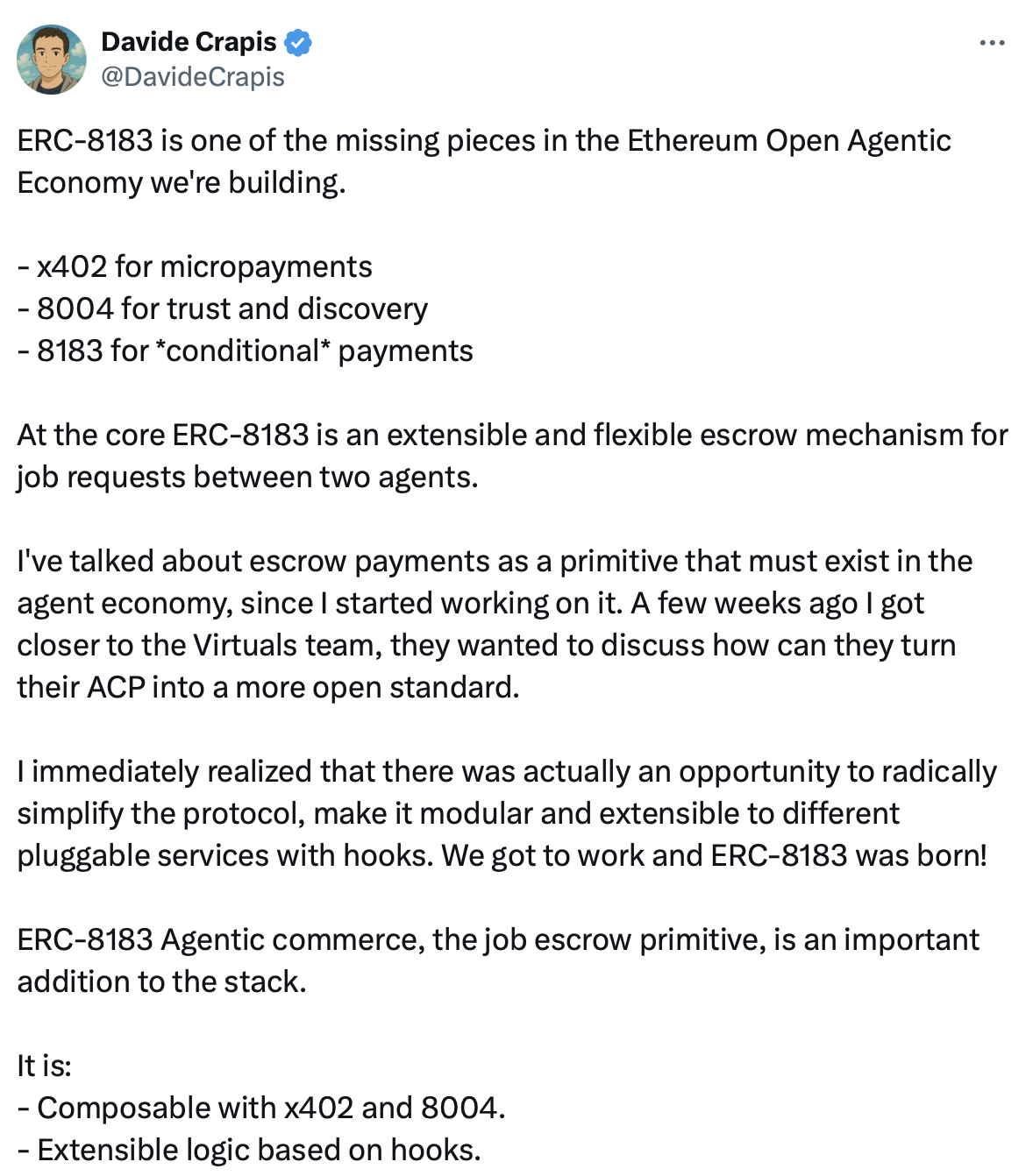 ERC-8183：给三百万美元的链上Agent生意，写个规则